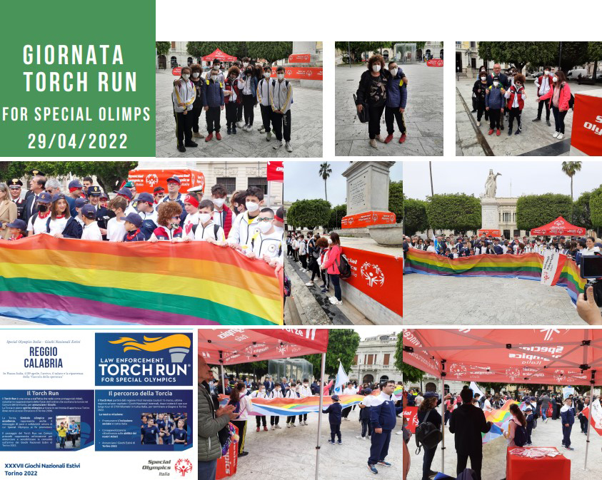 Giornata Torch run For special olimps 29 aprile 2022